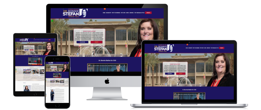 Dr. Bonnie Stefan Campaign Website
